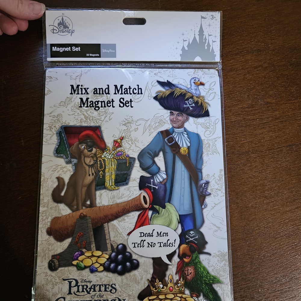 Disney Pirates of the Caribbean Disneyland Parks Magnet Set New Mix And Match